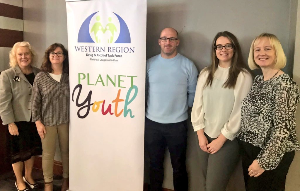 Lovely to meet colleagues from @CHO2west @HsehealthW HP&I and MECC at the @PlanetYouthEire conference - Developing Primary Prevention in an Irish Context.