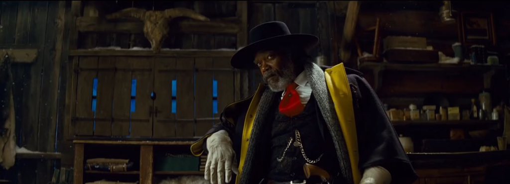 TheCinesthetic's tweet photo. The Hateful Eight (2015) dir. Quentin Tarantino https://t.co/dBHCc4BKyj