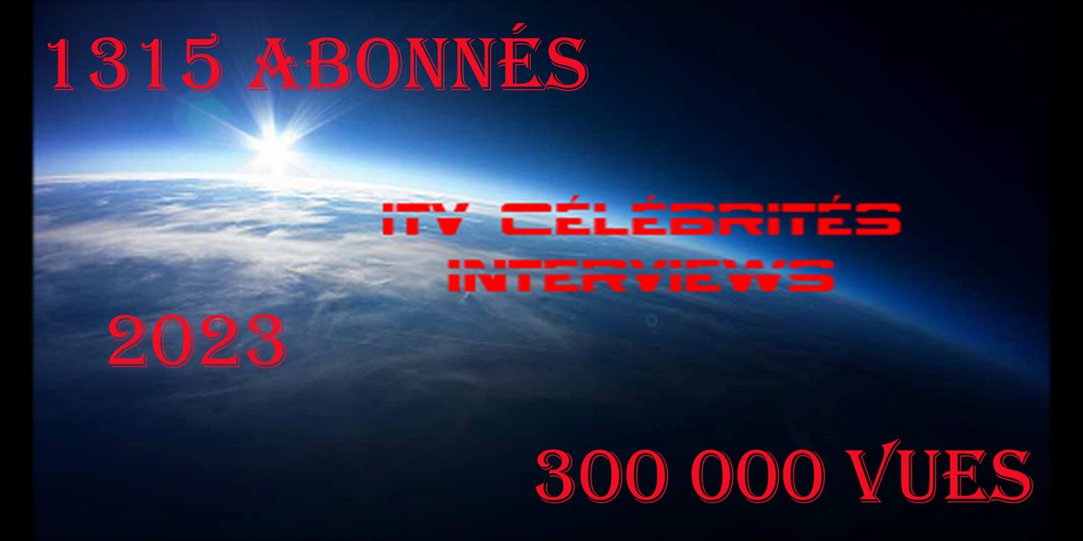 CelebritesItv's tweet photo. On y est,un grand pas pour cet humble média 🎬📽😘❤️👊👍

Un grand merci à ceux qui y contribuent,une année Artistique 2023 confirmée 🙏❤️ https://t.co/1OA9P8vm7W