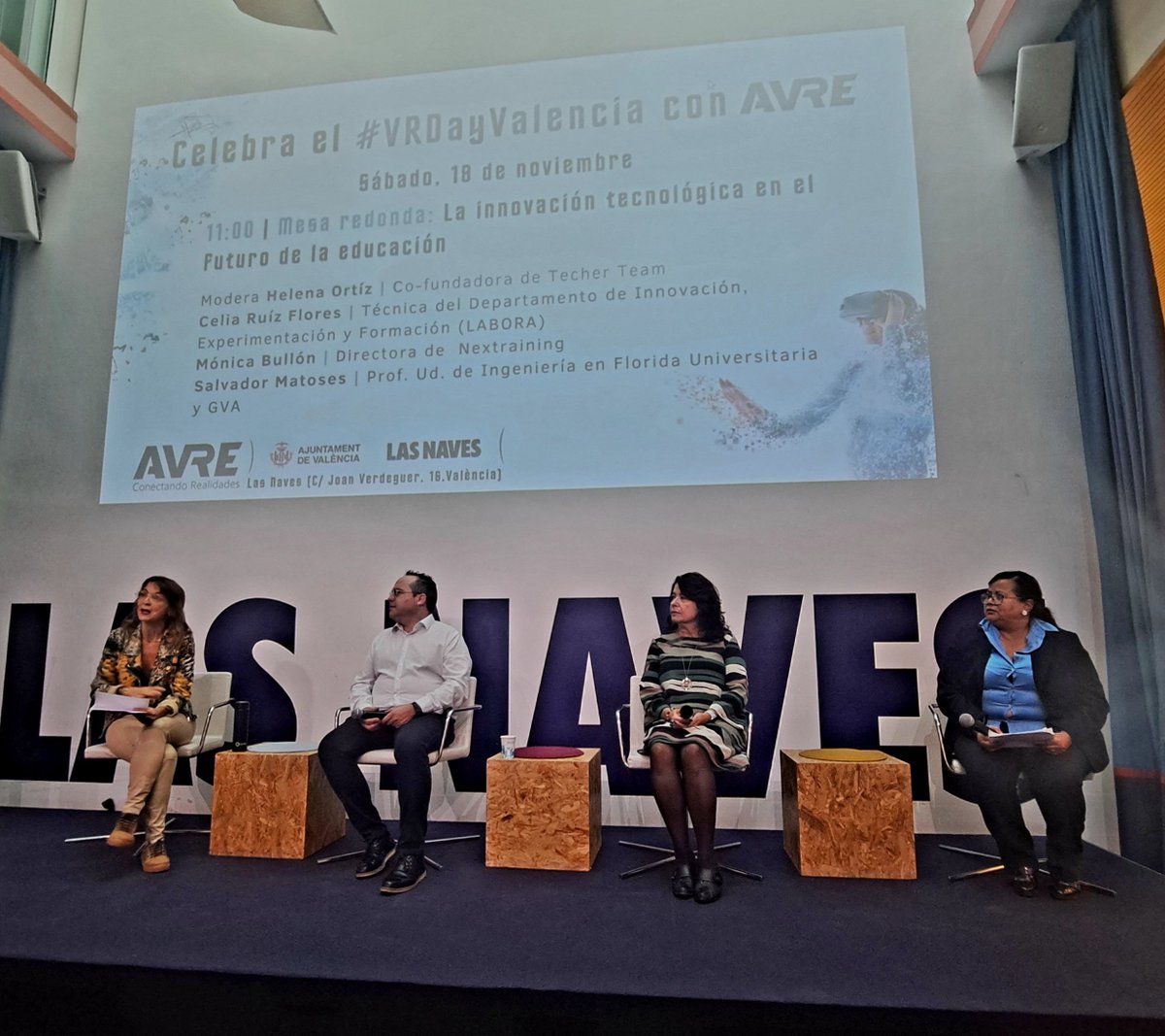 La innovación tecnológica en el futuro. #VRDayValencia con AVRE. 
<a href="/GVAeducacio/">GVA Educació</a>. @CIDA