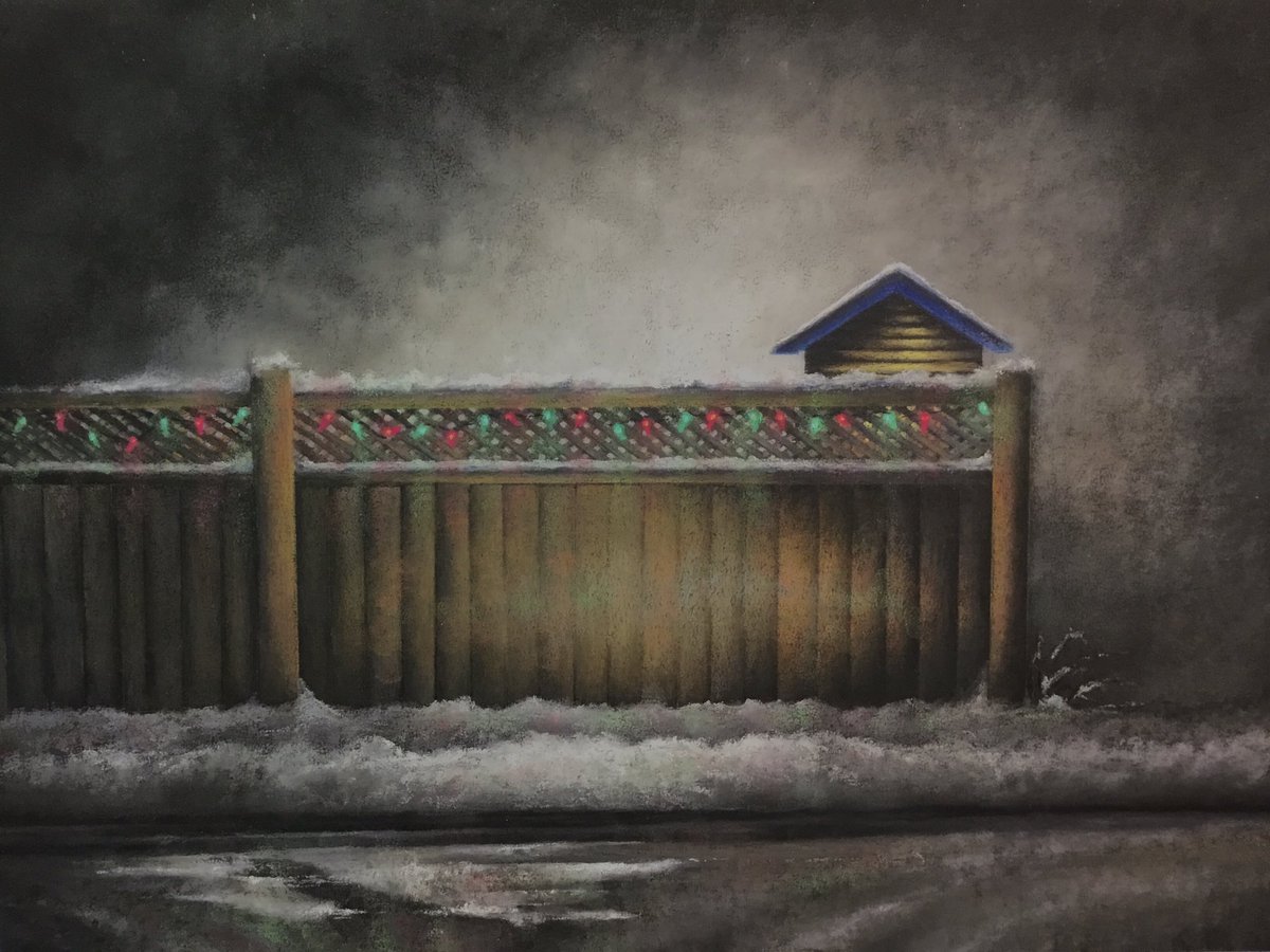 WellmanStudio's tweet image. On The Fence…. Soft pastel on Mes-Tientes Touch paper. 14”x 10 1/2”