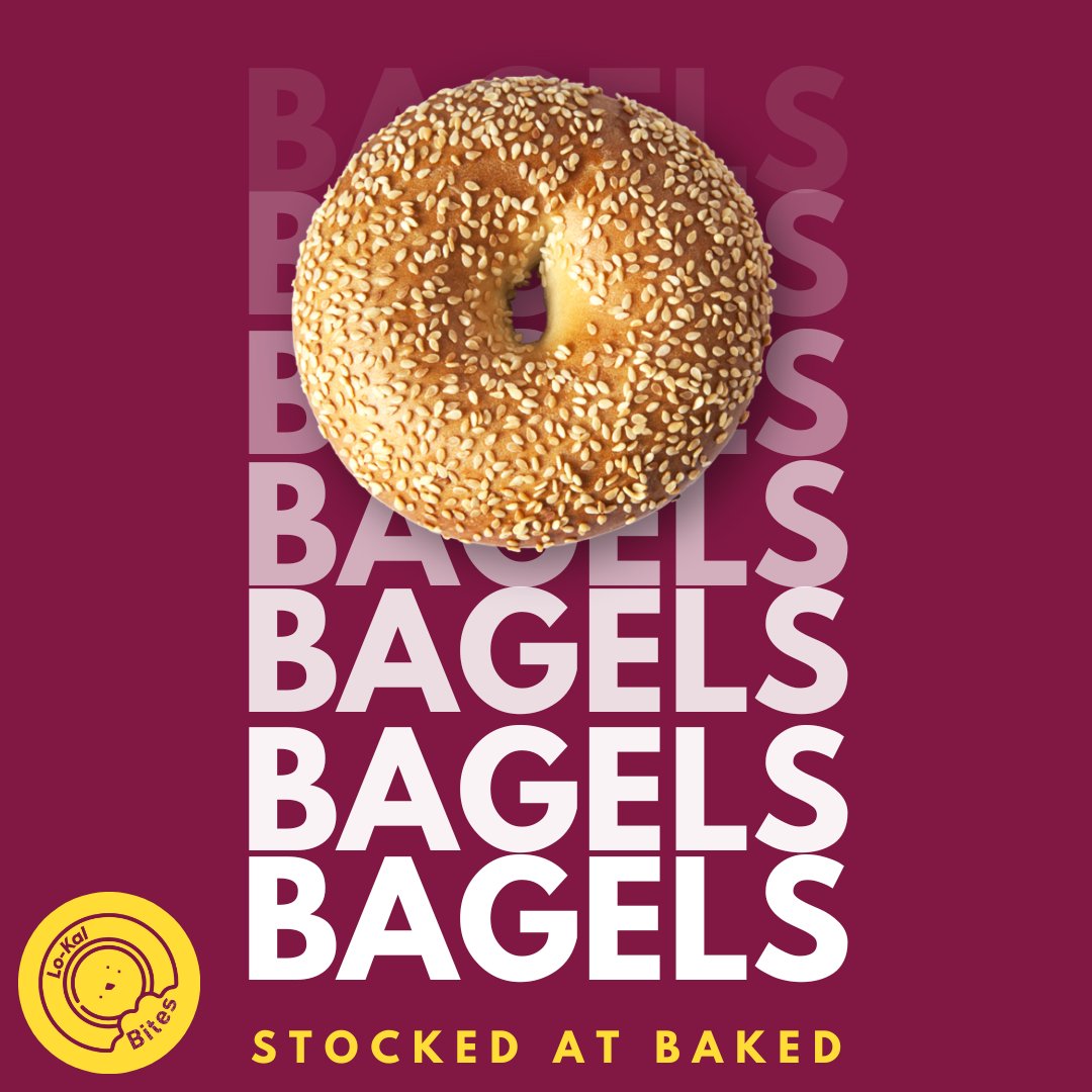 Our delectable bagels are now available at all three Baked Lahore branches. Visit us at:

📍 Cantt: P.A.F Market, Lahore
📍 DHA: Phase 6, Lahore
📍 DHA: Z Block, Phase 3, Lahore

#LokalBites #Bagels #HealthyEats #healthyoption #guiltfree #glutenfree #snacking #lahore #snacks