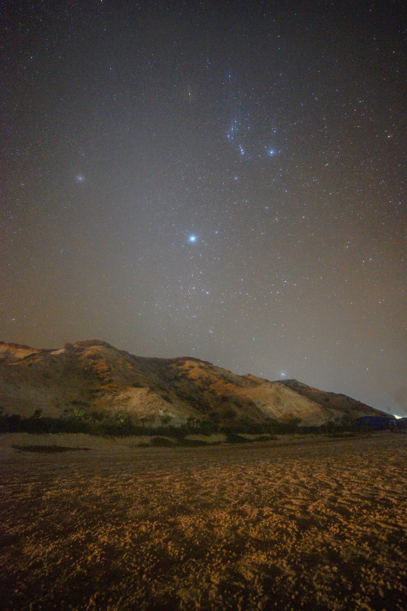 The winter constellations above african sands. Shot during a trip to Dakhla a few years ago.