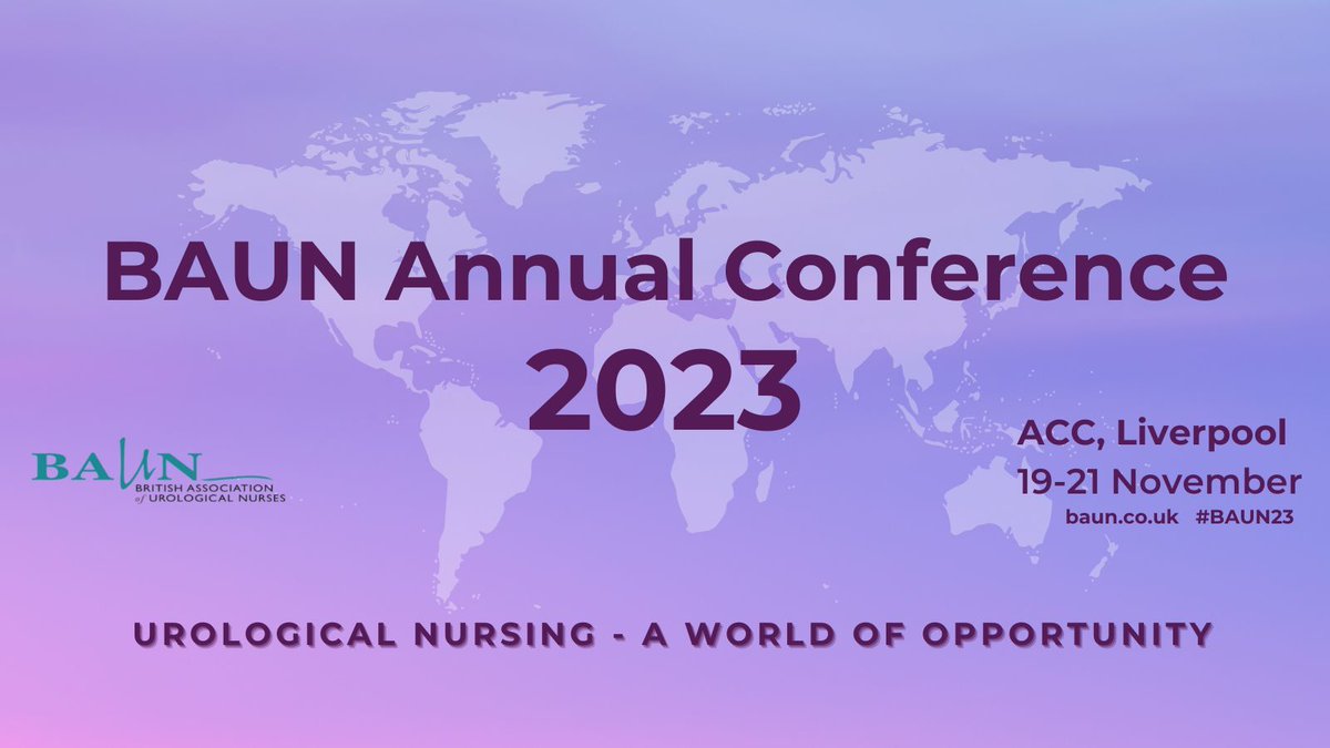 Tomorrow BAUN Annual Conference 2024 begins. We’re looking forward to seeing you all there! 

👉 buff.ly/3xXD5dT  

#BAUN23 #Urology