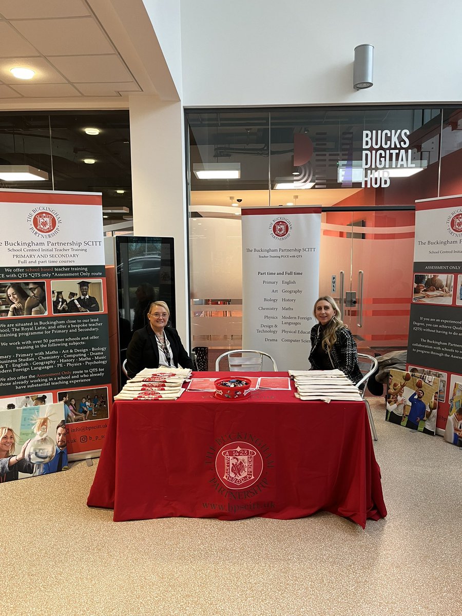 We are at the Bucks in Teaching event at Bucks New University today. Please come and see us if you’re interested in becoming a teacher <a href="/getintoteaching/">Teaching</a> <a href="/TheRoyalLatin/">RLS</a>