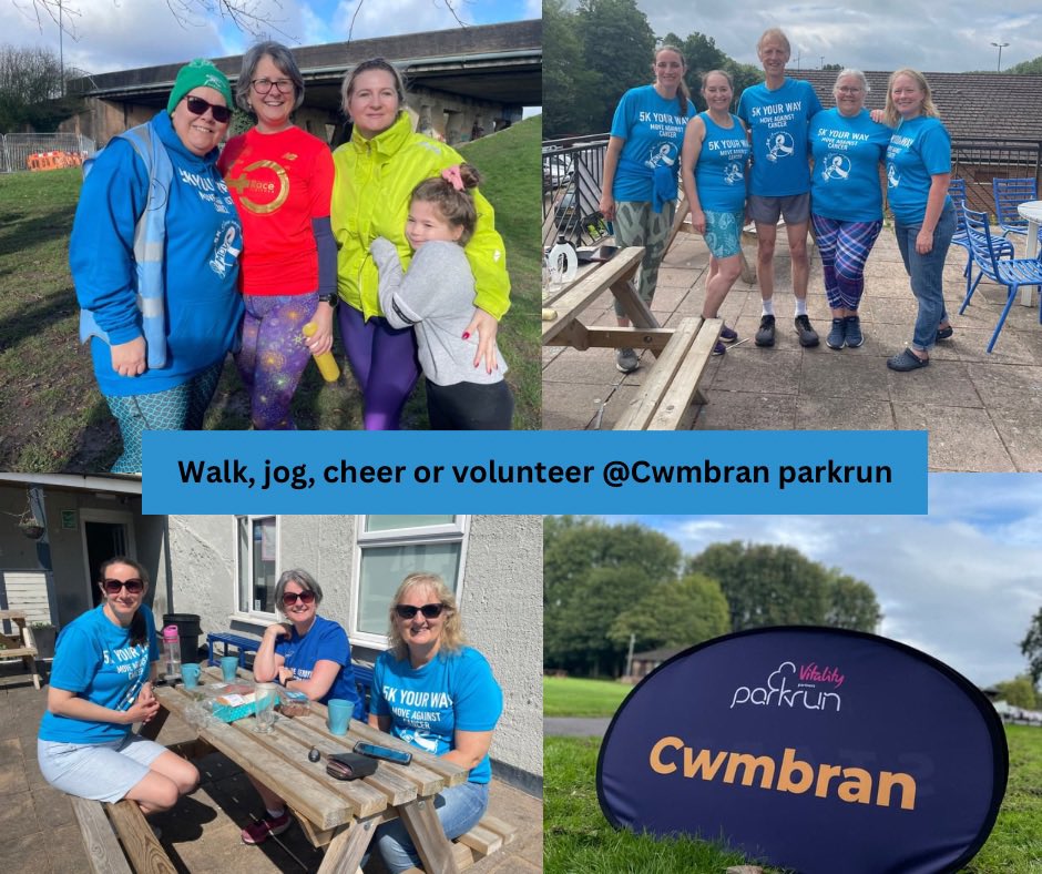 Sian Lewis (@slewisrd) on Twitter photo Join us next Saturday 25th November at <a href="/Cwmbranparkrun/">Cwmbran parkrun</a> ๐๐ฉต
We meet at 8:45am at the meeting point flag infront of the brown brick building <a href="/AneurinBevanUHB/">Aneurin Bevan University Health Board</a> <a href="/CwmbranLife/">CwmbranLife</a>
@TorfaenLeisureT
<a href="/torfaencouncil/">Torfaen Council ๐ด๓ ง๓ ข๓ ท๓ ฌ๓ ณ๓ ฟ๐บ๐ฆ</a>
<a href="/NickTorfaen/">Nick Thomas-Symonds</a>
#5kyourway
#moveagainstcancer
#CancerAwareness Join us next Saturday 25th November at <a href="/Cwmbranparkrun/">Cwmbran parkrun</a> ๐๐ฉต
We meet at 8:45am at the meeting point flag infront of the brown brick building <a href="/AneurinBevanUHB/">Aneurin Bevan University Health Board</a> <a href="/CwmbranLife/">CwmbranLife</a>
@TorfaenLeisureT
<a href="/torfaencouncil/">Torfaen Council ๐ด๓ ง๓ ข๓ ท๓ ฌ๓ ณ๓ ฟ๐บ๐ฆ</a>
<a href="/NickTorfaen/">Nick Thomas-Symonds</a>
#5kyourway
#moveagainstcancer
#CancerAwareness