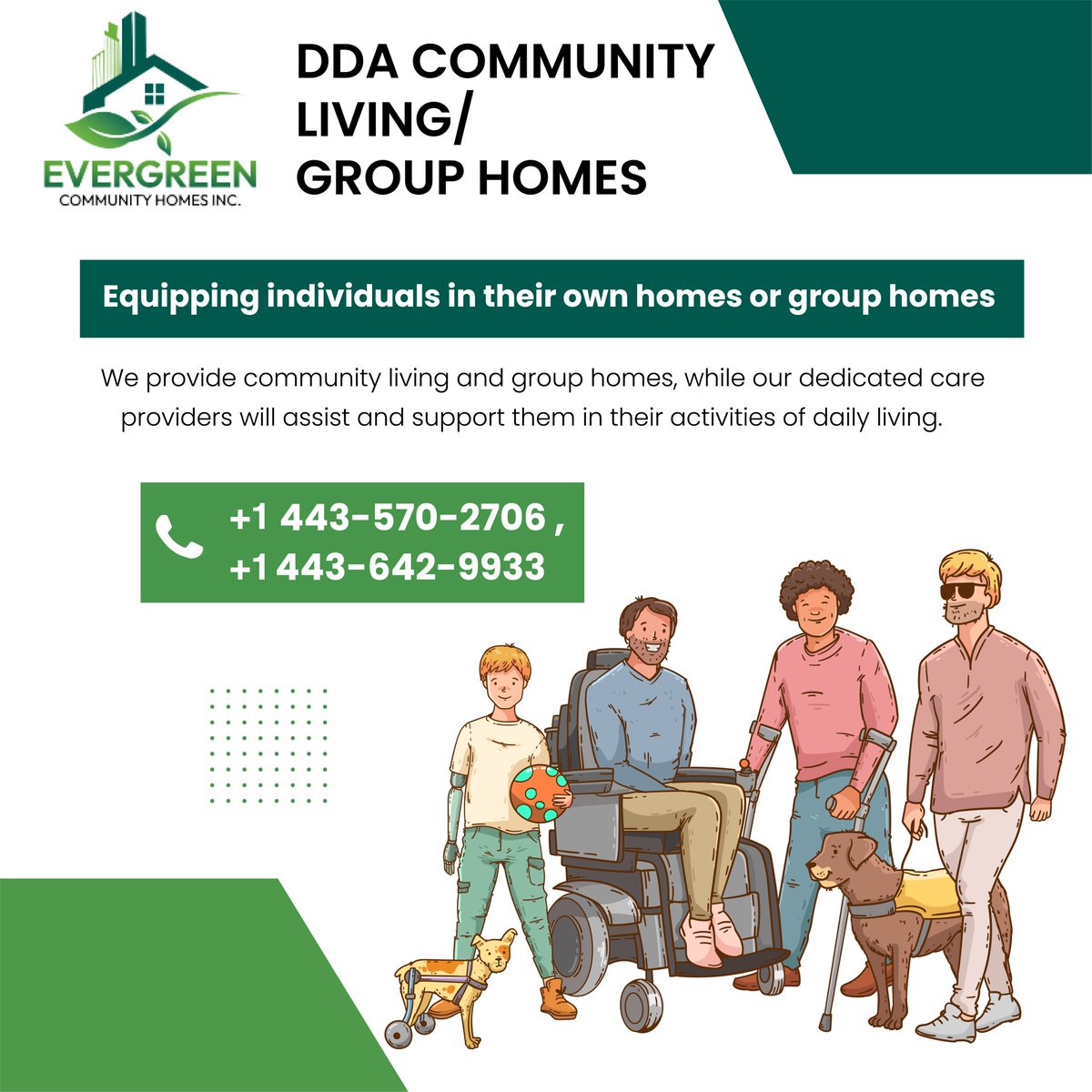 There will come a time when your loved ones with developmental disabilities need to live as independently as they can in their comfort zones.

#disabled #disability #CommunityLiving #home #Care #DisabilitySupport #homecare
#specialneeds #grouphome