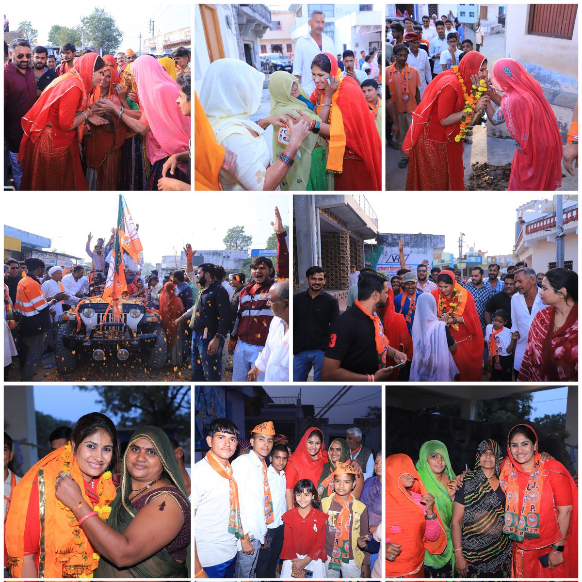 kiransnm's tweet photo. राजसमंद की जनता का विश्वास मोदी जी के नेतृत्व वाली भाजपा के साथ है। आपके प्यार और समर्थन को नमन करती हूँ।

कोटड़ी, सुनारियाखेड़ा एवं मखनपुरिया में जनसंपर्क की झलकियां।

#ModiSaatheRajasthan #राजसमंद_दीप��ति_के_साथ #rajsamand #rajasthan #RajasthanElections2023 @BJP4Rajasthan #आ_रही_है_भाजपा