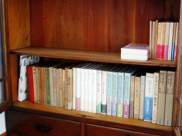 シュティフターの翻訳書は今朝持ち帰りました（重かった！）。

棚に並べてみました。わりと良い感じです。
シュトルムやシュナック、アイヒェンドルフの翻訳書を並べたら棚がいっぱいになりそうです。