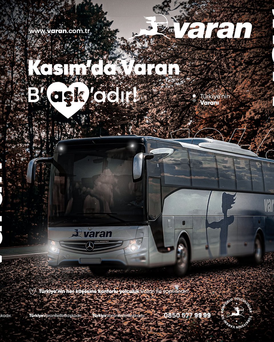 varanturkiye's tweet photo. Kasım’da Varan bir b’aşk’adır!  😍💙🩶

Yolculuk biletin https://t.co/11M9tCZs1m adresinde tek tıkla cebinde! 🇹🇷

#varan #varanturkiye #varantürkiye #türkiye #yol #seyahat #yolculuk #konfor #varanyollarda #türkiyeninvaranı  #sonbahar https://t.co/aMxGkyTWWx