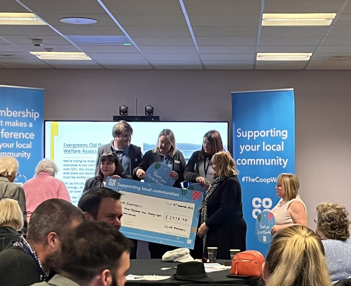 clairepennyltd's tweet image. Lovely morning celebrating with #coop #lcf #localcauses #beingcoop Thank You Co-op Members 🩵🩵