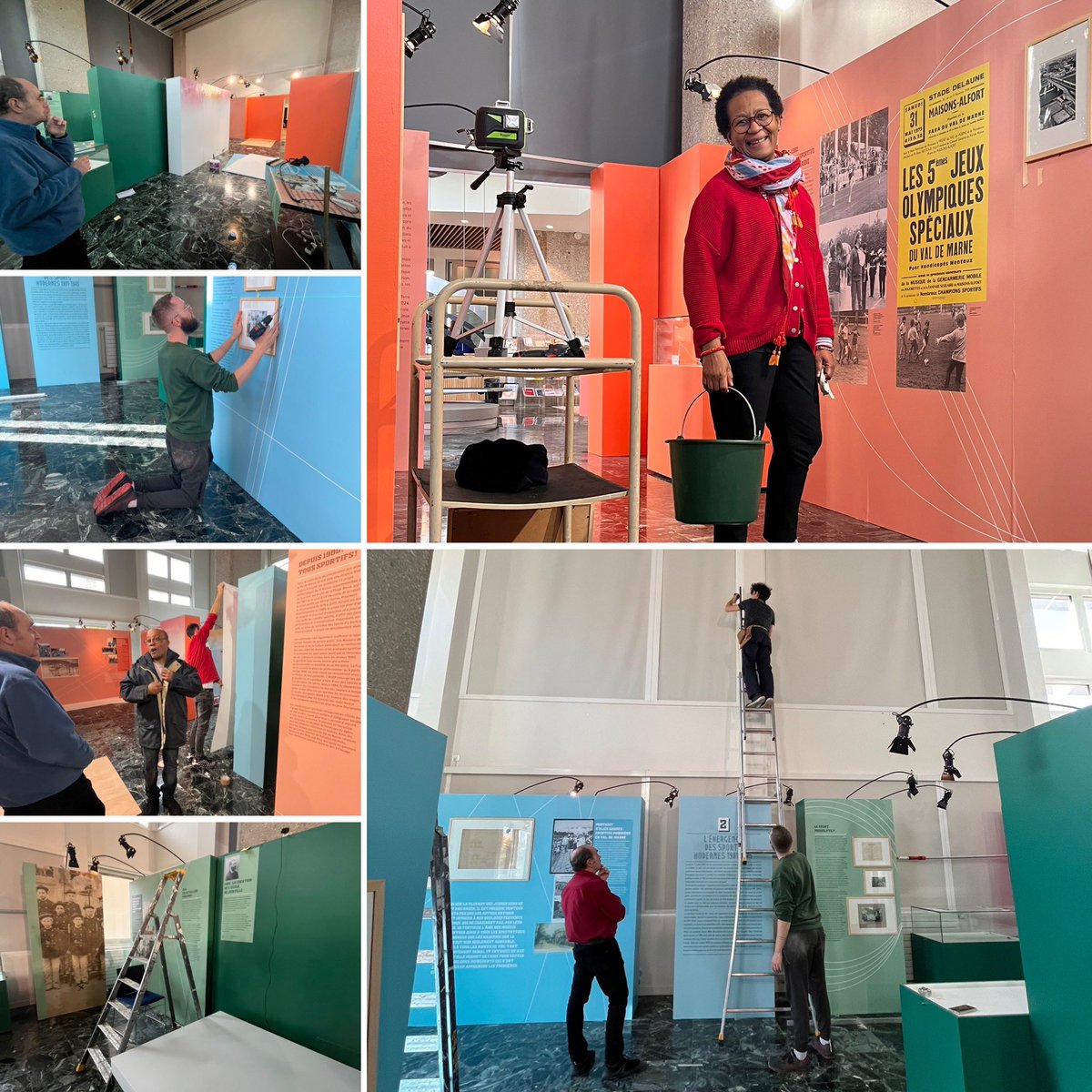 #EnCoulisses L'exposition "Faites du sport" arrive ! 🤩 En attendant on vous propose une petite retrospective du montage en cours ! 😉
📅  À découvrir du 22 novembre 2023 au 10 juillet 2024
ℹ️ archives.valdemarne.fr/agenda-et-mani… 

#exposition #Paris2024 #sport #histoire #archives