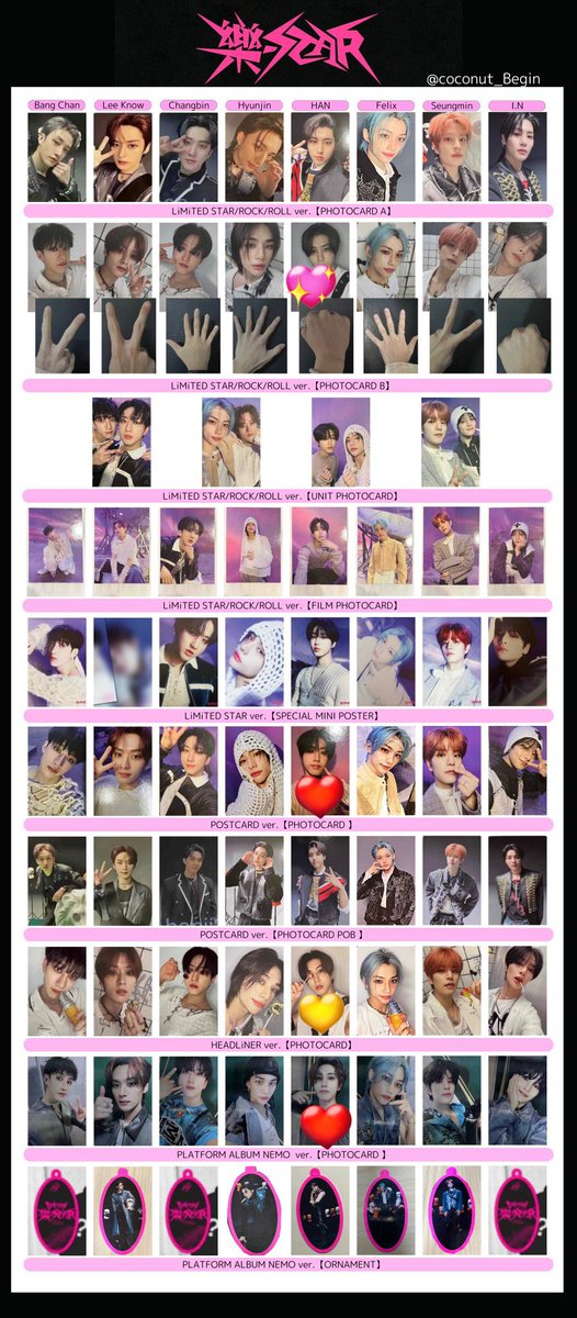 oqIA_'s tweet photo. straykids スキズ トレカ交換 希望

【譲】リノ　ヒョンジン　フィリックス　スンミン　アイエン 

【求】ハン　2枚目💖>❤️>💛

HMV・タワレコ以外の特典も求めていますのでお声掛けください！

お気軽にリプまたはDMください🙇
郵送での交換希望です📮 https://t.co/uIP86whfN0