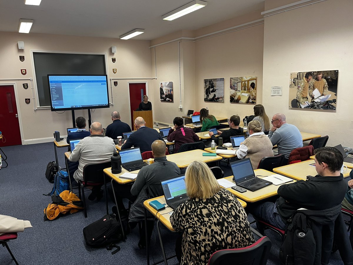 ctt_nw's tweet photo. Adult volunteers brushing up on their Westminster skills this morning with the team 💻 ☕️ @HelenGee90 @MajAStringerACF @ArmyCadetsHQ @nw_army @Dept_ColCdt_NW @RegColCdts_HQNW https://t.co/grRwzUVP6H