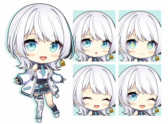 新しいミニキャライラスト #朱宮あずず 