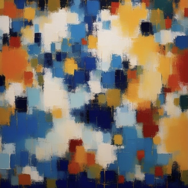 SavenSatow's tweet image. &quot;Currently Processing the Image&quot; by Saven Satow with AI
#Processing
#IsraelDefenseForces
#Israel
#FakeNews
#Gaza
#JacksonPollock
#art
#ai