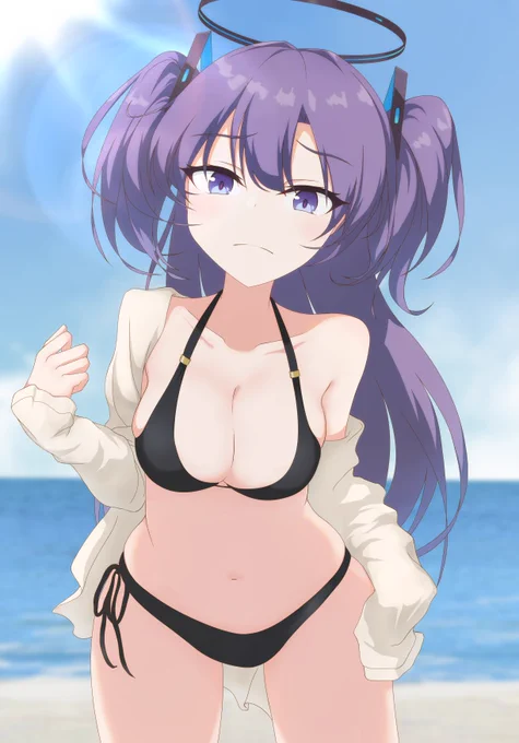 もうすっかり水着の季節終わっちゃったけど水着ユウカ #ブルアカ