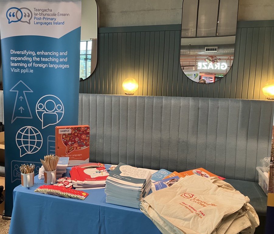 We are set up and looking forward to meeting teachers of German at today’s @germanteachers conference #LanguagesConnect