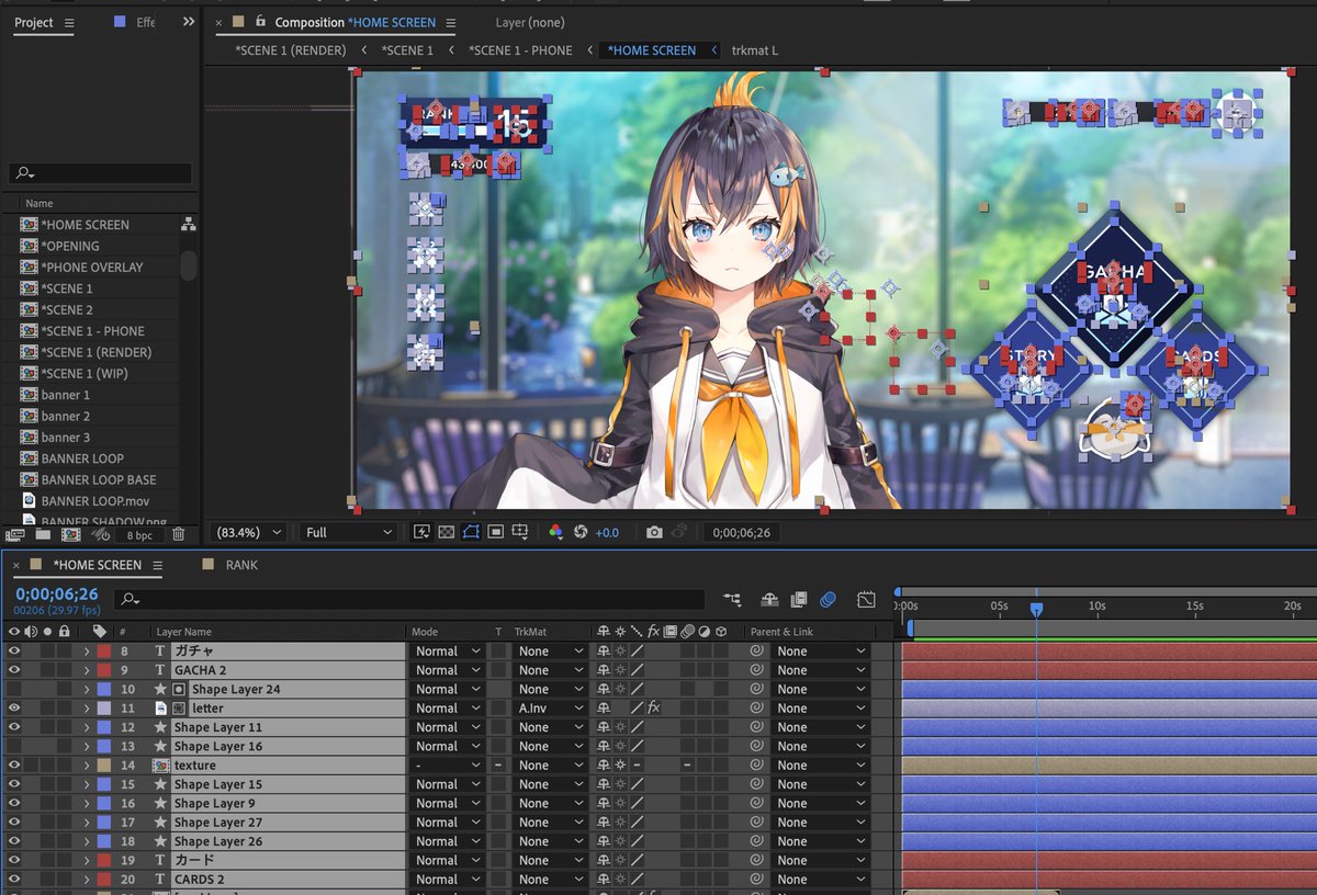 Petra_Gurin's tweet photo. a closer look into some of the assets i made for my outfit reveal…! i’m in your phone again!!!!!!

all made in my precious adobe after effects 🥰 #zuttoღospring https://t.co/NFoY7kDjhb