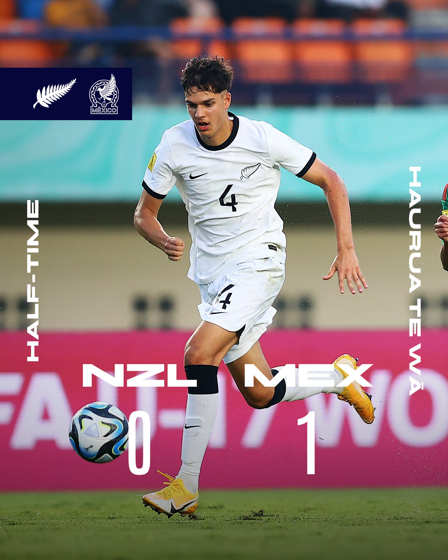 New Zealand Football 🇳🇿 on X: A late Mexican goal sees the 2019 runners  up lead at the break #U17WC ▶️ Stream live and free on FIFA+ at    / X