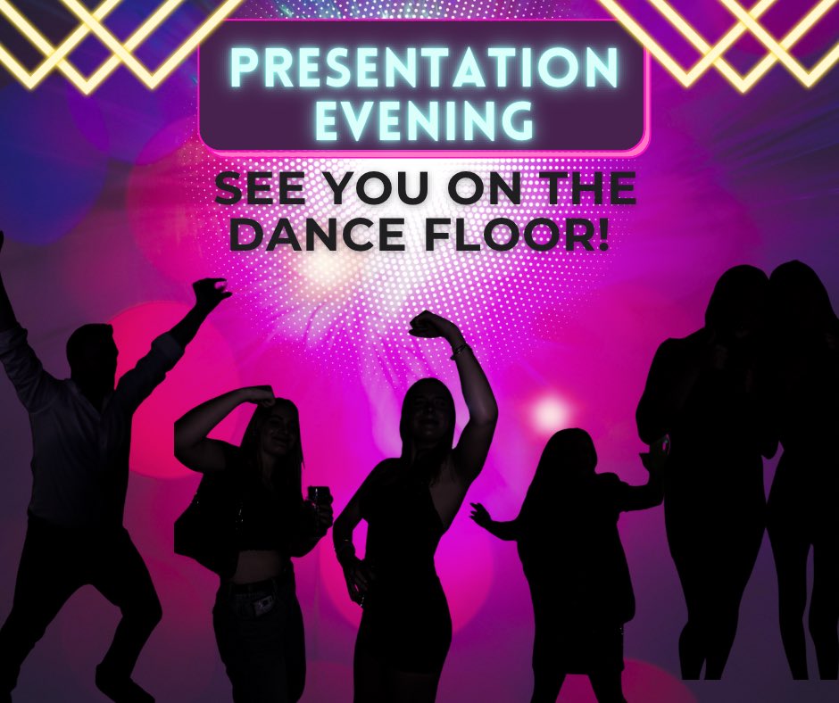 Dust off those dancing shoes and get ready to party tonight 🪩💃🕺
Presentation evening is this evening 🏆🏆
See you there 🐬🐬