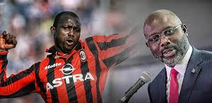 DedanWangwe's tweet photo. Muite GEORGE MANNEH OPPONG WEAH Miaka 57, Napenda Kumwita Mzee wa Rekodi kubwa zinazoishi na zenye kuvutia. Ni Mchezaji wa Soka wa kwanza Afrika Mwenye tuzo ya Ballon d'or, Mwanasoka wa kwanza kuwa Raisi DUNIANI, na Sasa Kawa Rais wa kwanza kukubal Kushindwa Uchaguz Nchin Liberia https://t.co/8deHs2PBS2