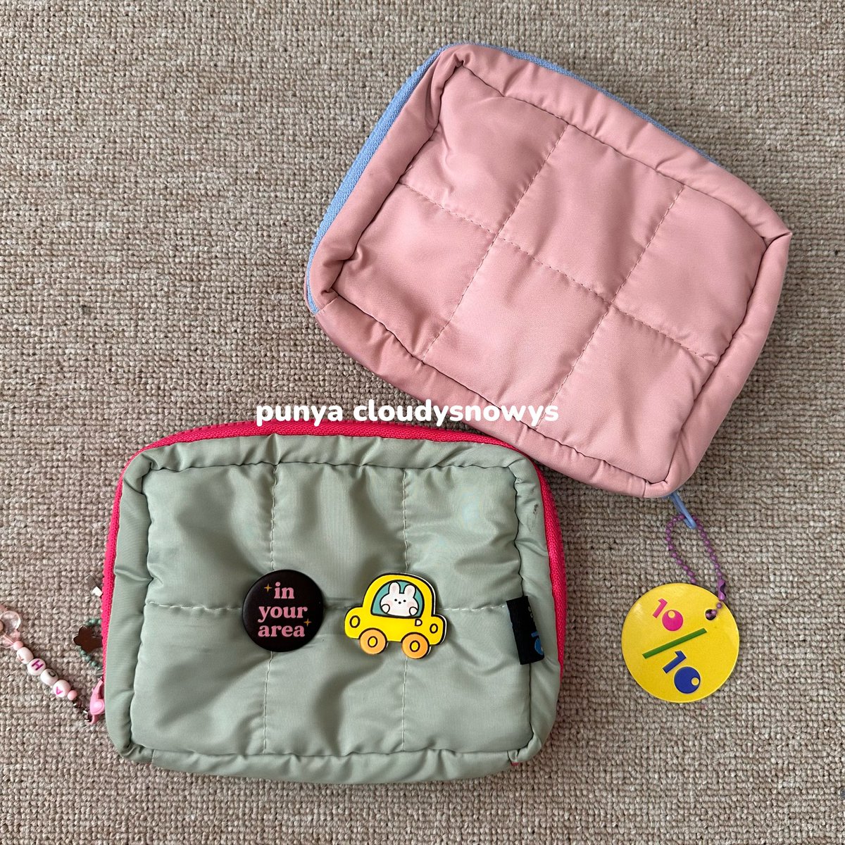 cloudysnowys's tweet image. ‼️GIVEAWAY POUCH GEMAS‼️

pouch baru nanti di checkout sama aku!
📌 untuk 2 orang pemenang

rulesnya gampang:

• follow @cloudysnowys
• RT &amp;amp; like tweet ini
• RT &amp;amp; like pinned tweet di profile
• rep warna yang kalian mau!