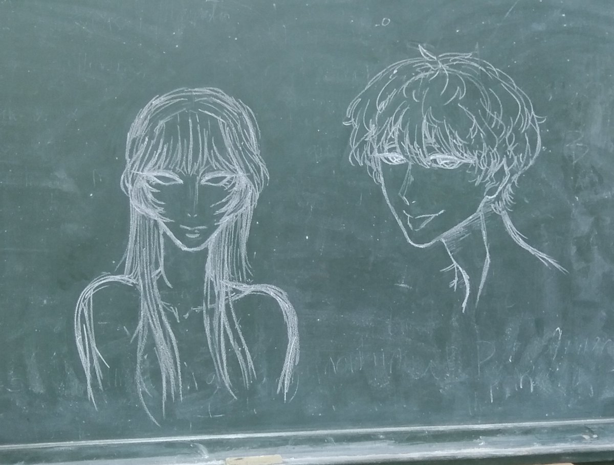 MaeSenpai3's tweet photo. ✨Classroom Chalkboard doodles ✨ once again

#arttwt https://t.co/uJxfhV3KSL