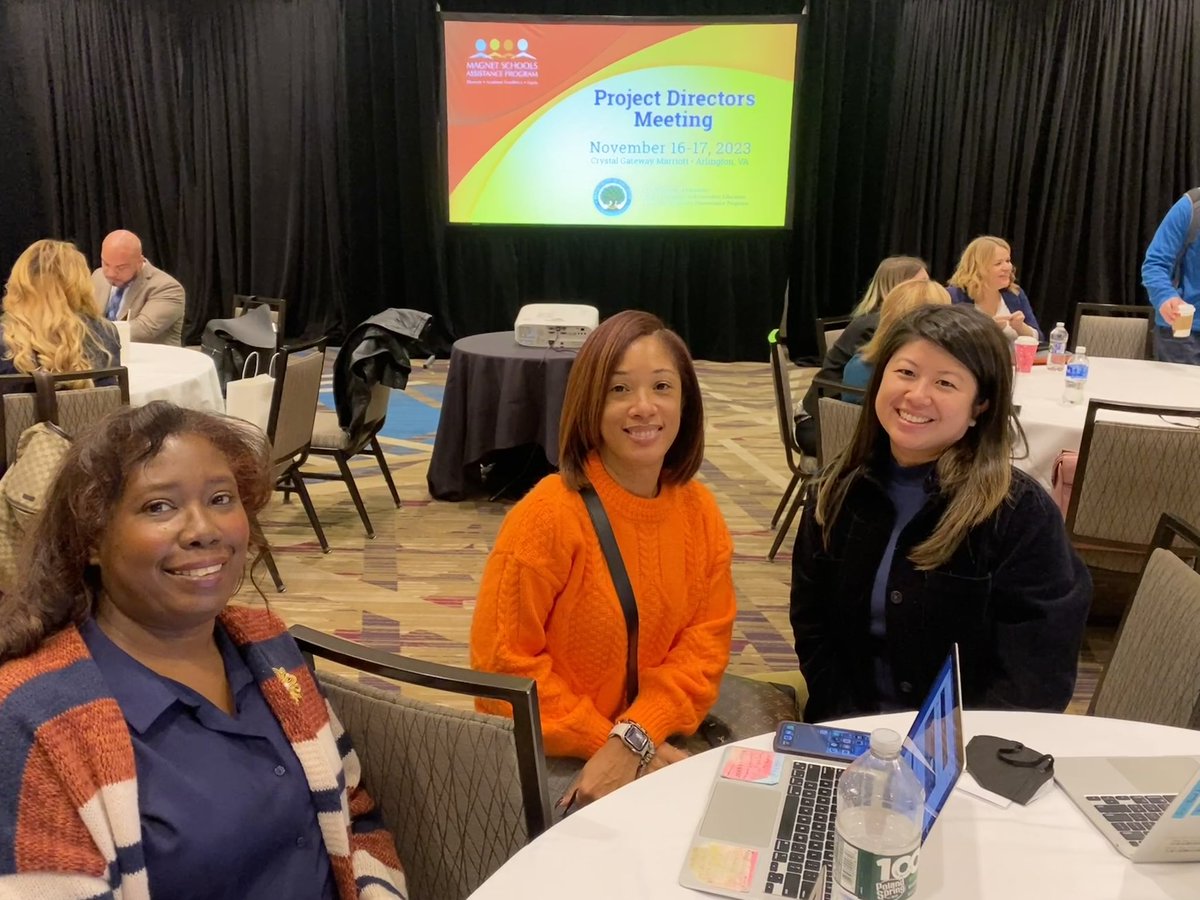 MiddleSchool35's tweet photo. Grateful to have our Magnet Team engage in professional learning over the past 3 days at the Project Directors Meeting in Arlington, Virginia #magnetschool #exploration @MagnetSchlsMSA @D16LEADS #letthelearningbegin #watchuswork https://t.co/nUhQOXiLjm