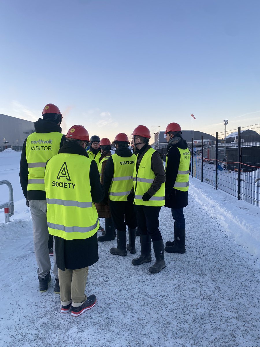 Liberala skrivakademin på Northvolt i Skellefteå. Sådant får man göra när man går landets bästa skribentutbildning!