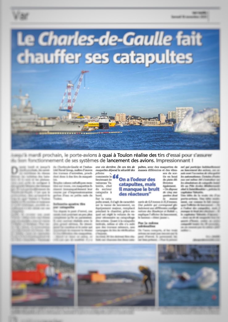 Vous avez aimé la vidéo du post précédent. Retrouvez ce samedi dans ⁦<a href="/Var_Matin/">Var-matin</a>⁩ toutes les explications sur les essais des catapultes du PAN Charles-de-Gaulle ⁦<a href="/MarineNationale/">Marine nationale</a>⁩ ⁦<a href="/defenseetmarine/">Défense & Marine</a>⁩ ⁦<a href="/navalgroup/">Naval Group</a>⁩