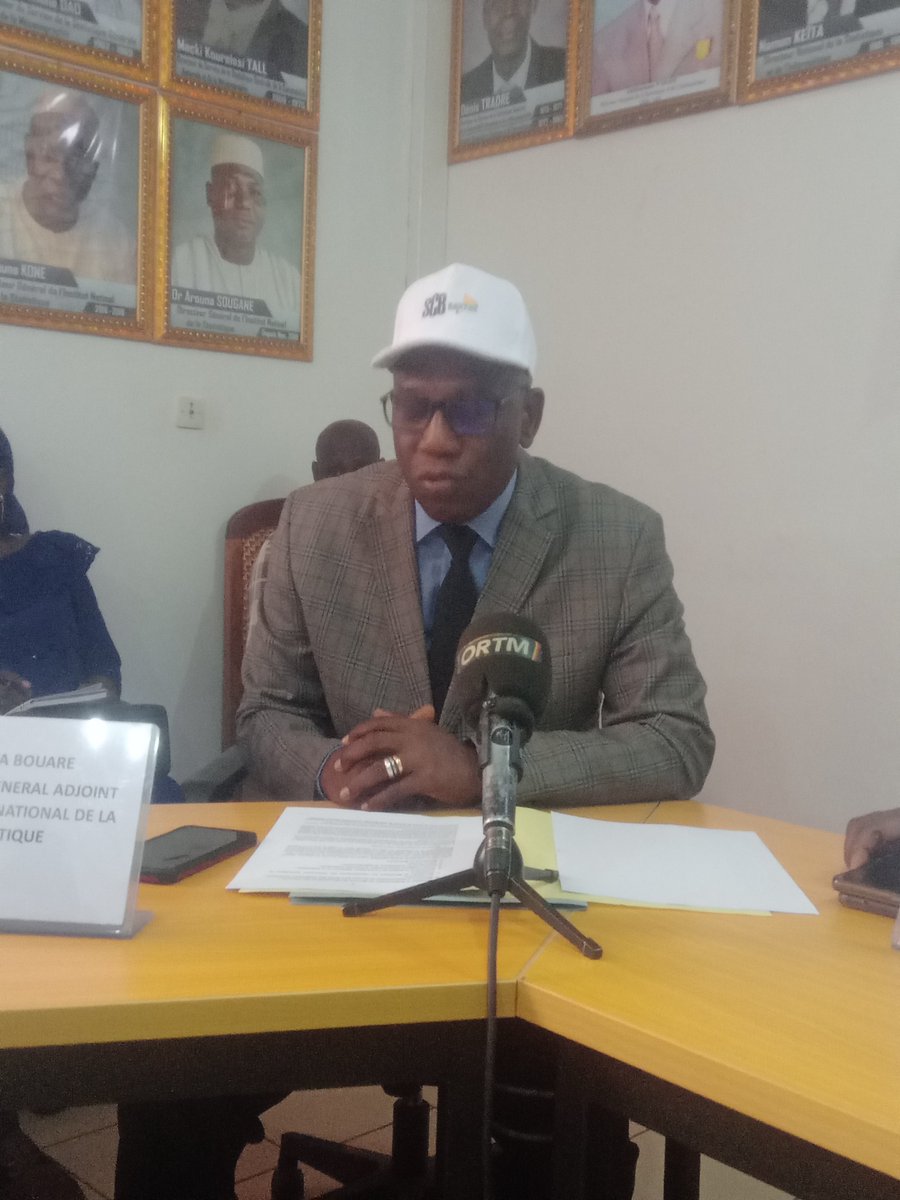 INSTAT_MALI's tweet photo. « Rendre un vibrant hommage au @MEF_Mali qui, grâce à son leadership et sa ferme volonté de faire du #RGPH5 un succès, l’Etat a honoré ses engagements à travers une contribution financière de 48 % dans la réalisation du dénombrement », Dr. BOUARE, DGA de l’@INSTAT_Mali #JAS2023 https://t.co/rcXEknNIyb
