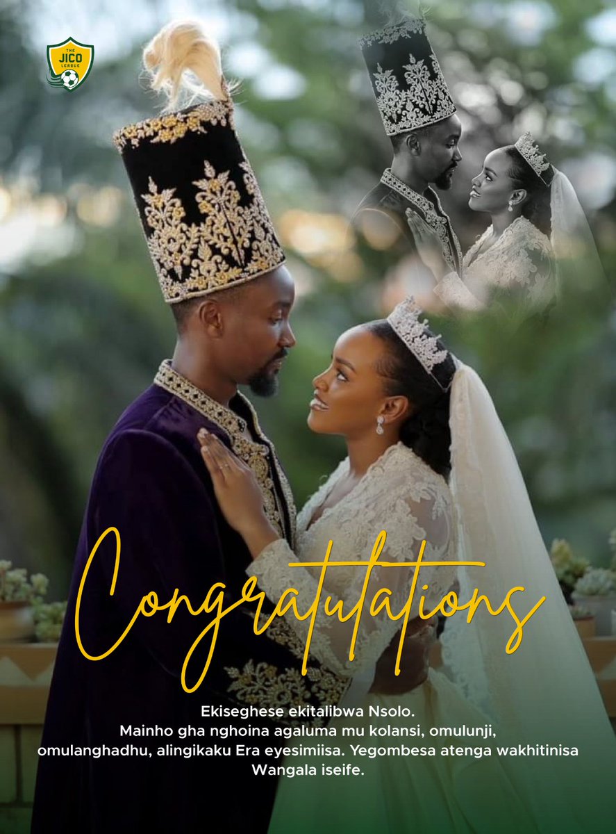 The Jico League joins the rest of nature in celebrating and commemorating the Kyabazinga of Busoga and the Basoga as a whole on this day.

Congratulations, HM William Nadiope and HRH Jovia Mutesi.

Long Live the King
Long Live the Queen.