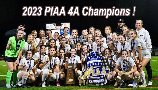 SOLsports's tweet photo. Pennridge capped its remarkable season with a 4-1 win over Conestoga in Friday's PIAA 4A state title game. Andrew Robinson recaps all the action. @PHSWomensSoccr @PennridgeSports @audanderson24 @ADRobinson3 
https://t.co/30bvbgf1Fz https://t.co/msg0GlejKL