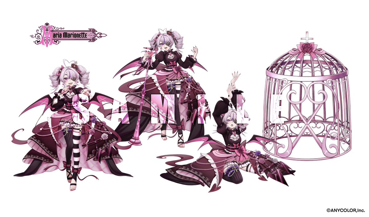 #MariaMarionette #MariArtte
Hi everyone, I am responsible for the art of Maria Marionette❤️‍🩹🐰's new cover of "Gothic Cage Vampire"
thank you for your support ^ ^ 
很高兴有机会参与到我推的翻唱项目中！
Cover Song Link:
❤️‍🩹youtu.be/wTjShpieHco?si…❤️‍🩹
新翻唱很棒请大家一定要去看看哦！