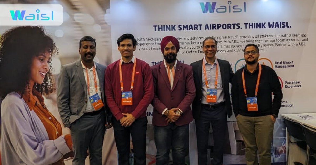 Excited to be part of the 75th Anniversary celebration of #AeronauticalSocietyOfIndia! 🛫 #WAISL 's vibrant booth B3 is buzzing with energy, with #TeamWAISL engaging visitors & showcasing how #AirportITSolutions are shaping the future of air travel. ✈️