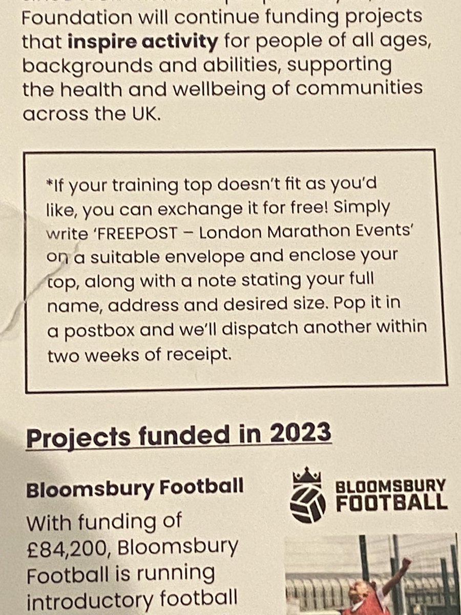 dibdab_abdn's tweet photo. @LondonMarathon can you confirm the exact address for exchanging the top? https://t.co/sCWLsoENbz
