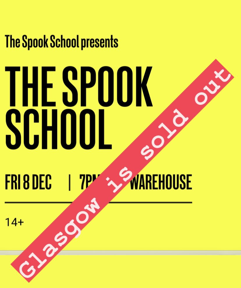 Glasgow is totally sold out. Last few London tickets are here: ticketweb.uk/event/the-spoo… Thank you for being so welcoming on our wee return from the Moon. We can’t wait for the shows. ❤️‍🔥🤘😍