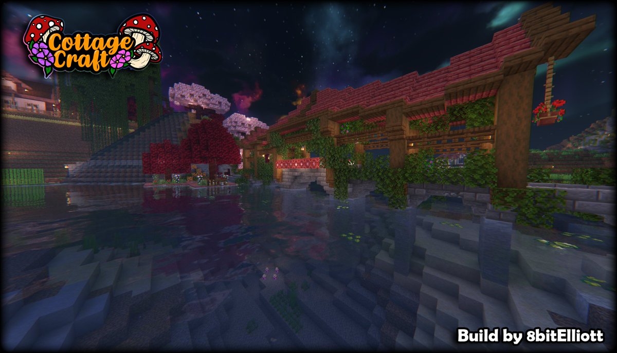 There is a slight delay with approvals on <a href="/modrinth/">Modrinth</a> currently, just a little longer &amp; you'll all be able to play!

We have plenty of builds to show off while we wait though. Like this from <a href="/8bitElliott/">8BitElliott</a> who built this beautiful bridge.

#CottageCraft #Minecraft #MinecraftBuilds