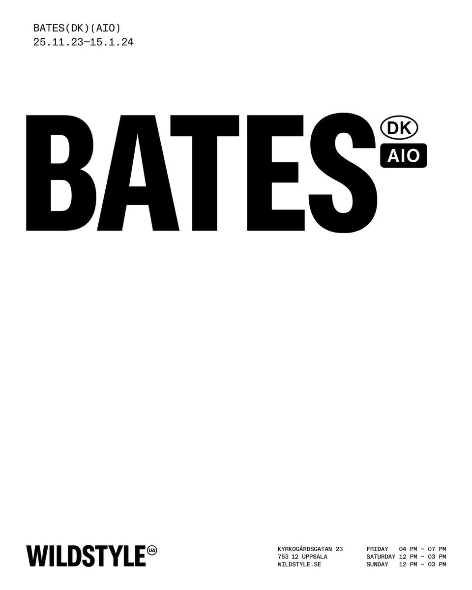 Bates at WildStyle Gallery in Uppsala 
Coming up soon

#WildStyle #Uppsala