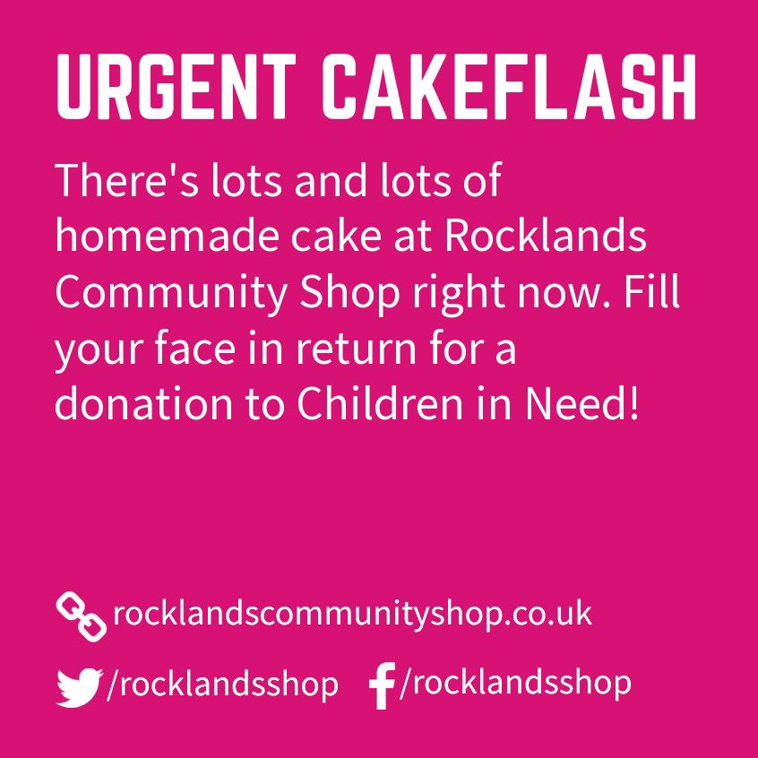 RocklandsShop's tweet photo. ⚡️CAKEFLASH ⚡️

#BuyLocal #CommunityShop #CountryLiving #VillageLife #Norfolk #Breckland #Oktoberfest #Rocklands #ChildrenInNeed https://t.co/dtdGspmUv8