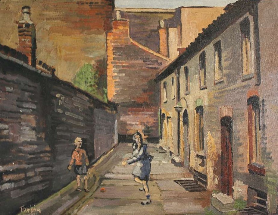 Good morning, Ian @longitch & how interesting, thank you, as always. Not quite in the same vein but still in Bethnal Green this is 'Day Passage' by Albert Turpin from the mid to late 1950s. #AlbertTurpin #BethnalGreen #SaturdayMorning #EastLondonGroup