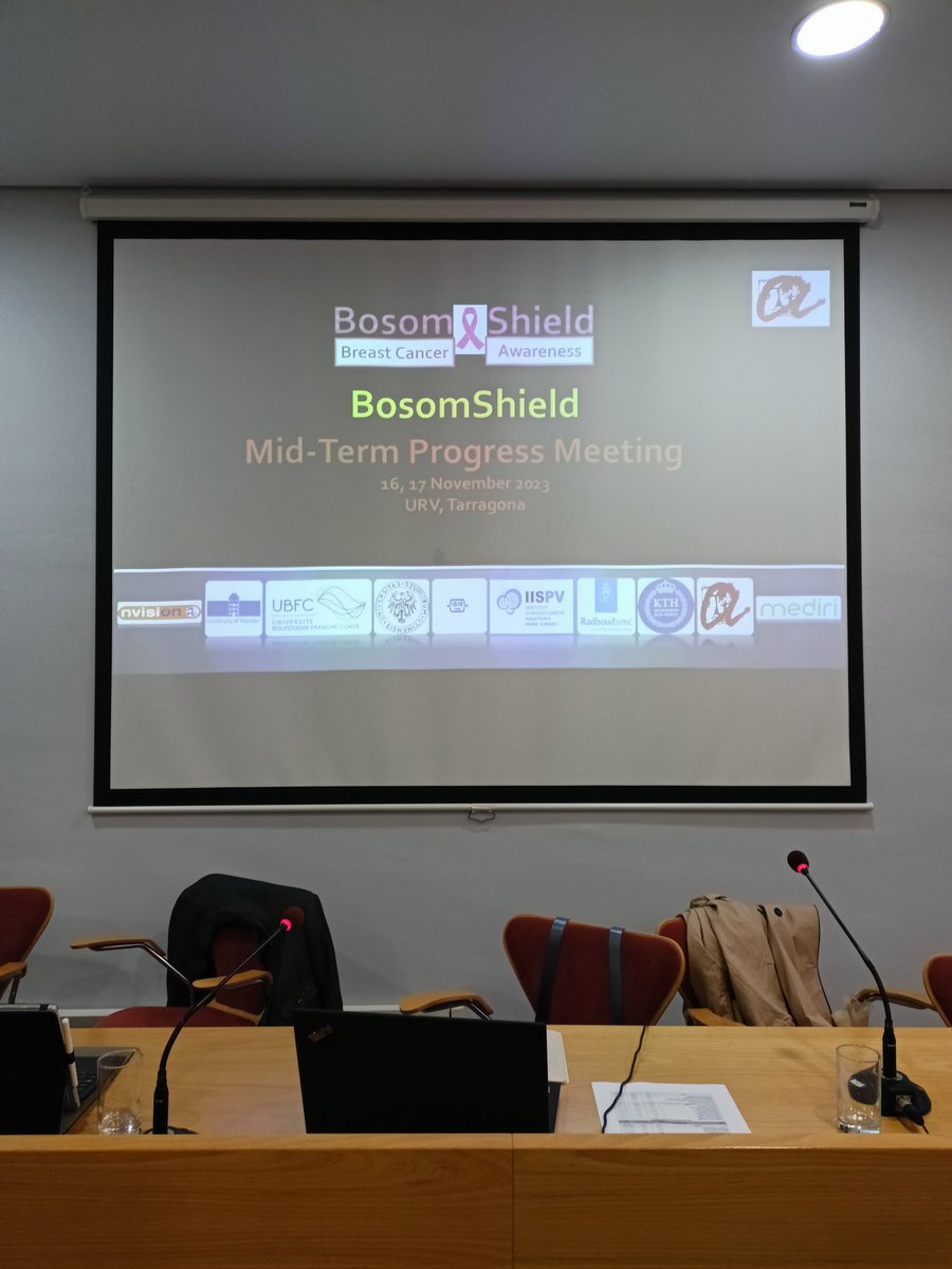 Mid-term meeting for the #BosomShield Project successfully held in Tarragona on 16-17 November 🌐 #HorizonEurope #DoctoralNetworks #MSCA