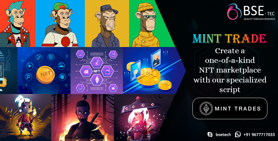 BSEtech's tweet photo. Mint Trade - Create a one-of-a-kind NFT marketplace with our specialized script.
https://t.co/BGnxCBHREd
#openseascript #digitalcryptowallet #nft #nftandblockchain #NFTmarketplace #NonFungibleToken https://t.co/PdvKcn29R2