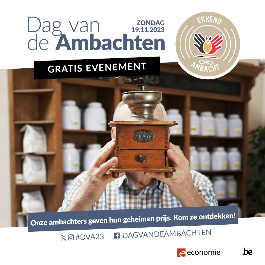 Het is zover! Vandaag   is het Dag van de Ambachten! Veel plezier en deel gerust je foto's met de hashtag #DVA23!