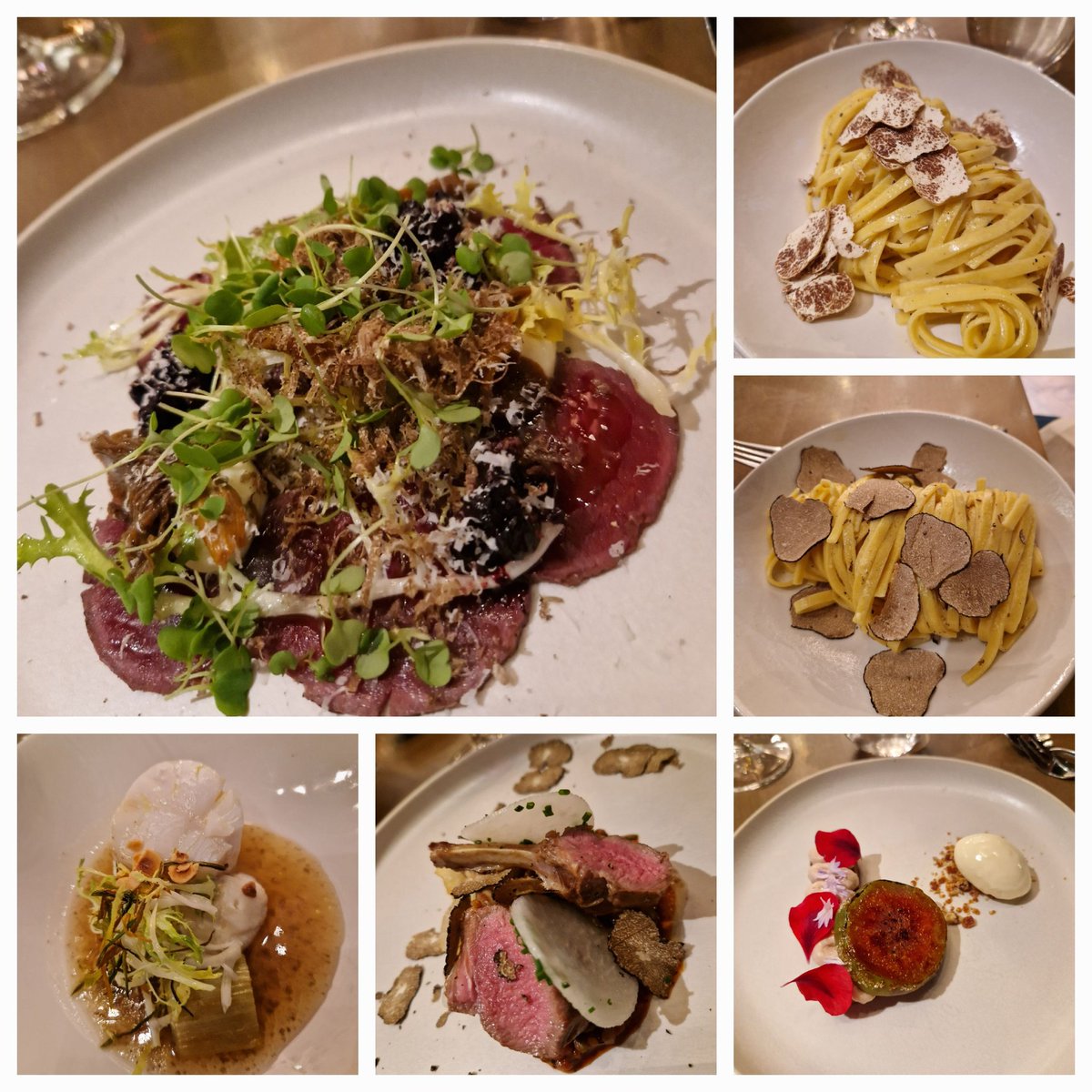 Pakkohan se on vielä jakaa eilisillan annoskuvat illallisesta <a href="/finnishdevil66/">Ultima Fiasco?</a> #Tryffelimenu on kyllä taivaallisen ihana ja sopivasti oli @HenriAlen taikonut uuden menunkin tarjolle. 👌