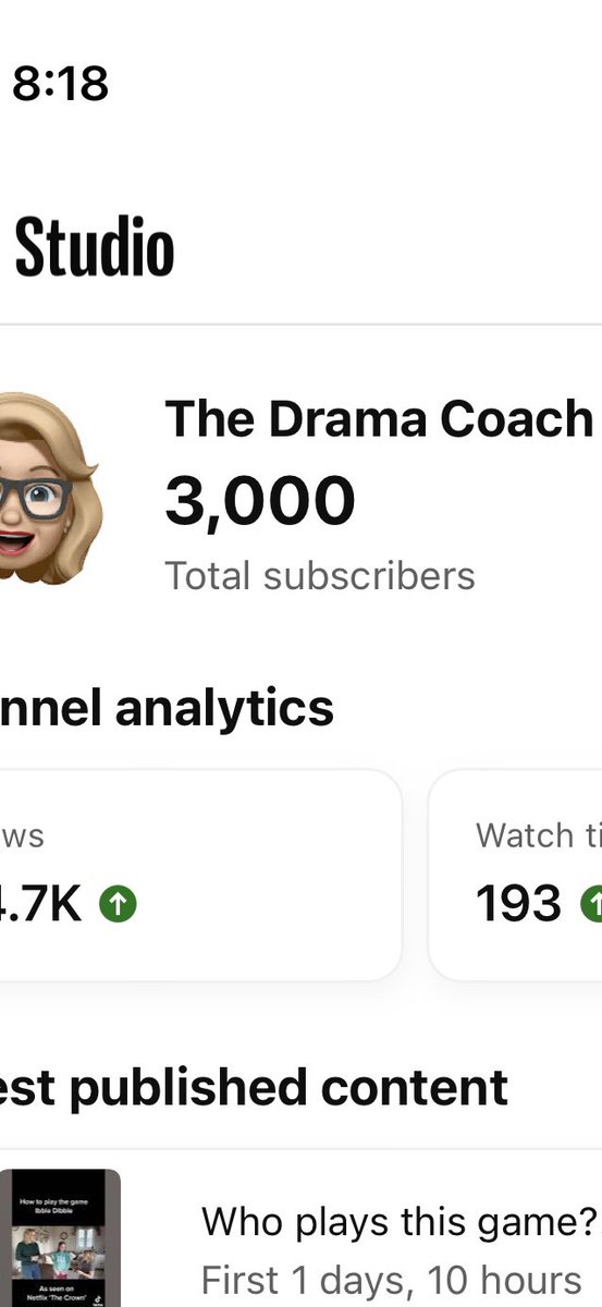 Pretty happy to reach 3k subscribers on YouTube today! 🎉 So glad it’s useful and helping so many drama students 🤩