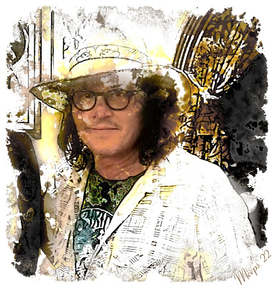 Meepsia's tweet image. Johnny is yelling &quot;Yay&quot; on the third pic 🥰
The fourth was mainly made in #FilterForge 😋

#JohnnyDepp #Photoshop