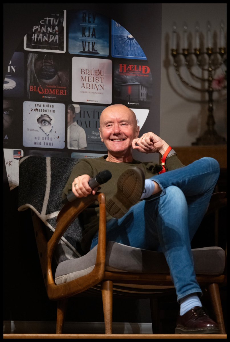 @IrvineWelsh and the afterlife. An inspired conversation with #kevinwignall @icelandnoir 2023