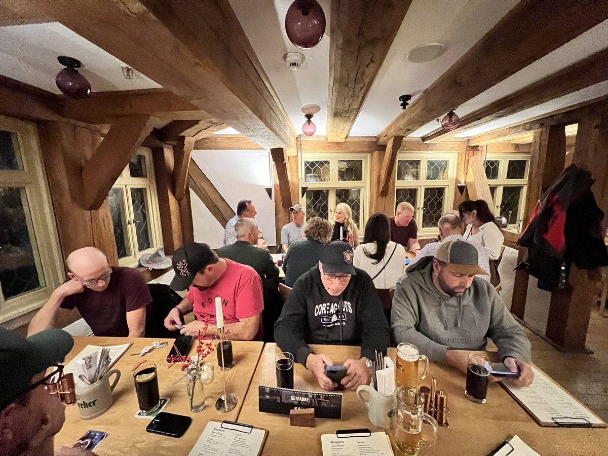 agnathanstamp's tweet photo. Nice couple days in Germany with a good group of people https://t.co/gYBwmXkdnK